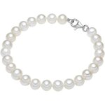 Bracelet en perles pour femme en 925 - - argent sterling perle de culture deau douce env. 70 - 80 mm ...