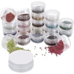 Bracelet perles - perle de rocaille - 20 couleurs m�tallis�es - 16. 000 perles - 36m fil �lastique