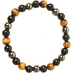 Bracelet pierre naturelle triple protection perle pierre naturelle oeil de tigre hematite obsidienne ... Bracelet pierre naturelle triple protection perle pierre naturelle oeil de tigre hematite obsidienne ...