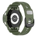 Bracelet pour samsung galaxy watch 5 / 5 pro / 4 en silicone vert ajustable - avizar