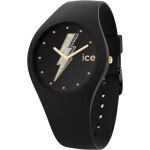 Montre - ice watch - ice glam rock - silicone noir - Étanchéité 10 atm - cadran Étoilé doré Montre - ice watch - ice glam rock - silicone noir - Étanchéité 10 atm - cadran Étoilé doré