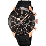 Montre - festina - montre festina acier rosé silicone noir - quartz - analogique - homme Montre - festina - montre festina acier rosé silicone noir - quartz - analogique - homme