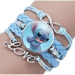 Bracelet stitch sourire mignon bijoux fantaisie mode femme lilo dessin animé enfant Bracelet stitch sourire mignon bijoux fantaisie mode femme lilo dessin animé enfant