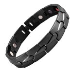 Bracelet th�rapie magn�tique skk52 en acier inox pour soulagement de larthrite