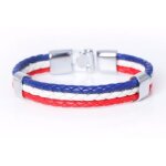 Bracelet tricolore bleu blanc rouge