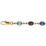 Bracelet tutti frutti - 1001 bijoux - plaqu� or - femme - longueur 185 cm - largeur 04 cm
