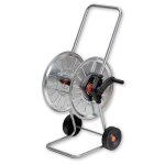 Chariot pour tuyau darrosage - bradas - ag212 - zinc - 60m - sur roues