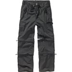 Pantalon de trekking - brandit - savannah - noir - léger - jambes zippées Pantalon de trekking - brandit - savannah - noir - léger - jambes zippées