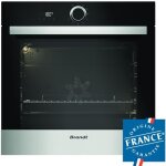 Brandt bxp5500x - four lectrique encastrable - chaleur pulse - 73 l - pyrolyse - a - inox