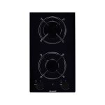 Domino gaz - brandt - bpg3200b - verre tremp - 2 foyers - allumage intgr