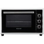 Brandt four multifonction 55l 2200 watts tournebroche fc55muw blanc