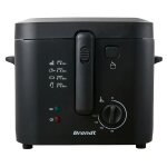 Brandt - friteuse - 1600w - 0. 9 kg - rglable de 130  190c - cuve fixe - noir - fri25x2