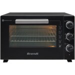 Brandt - mini four multifonction - four posable - 2200w - 60 l - noir - fc609mub