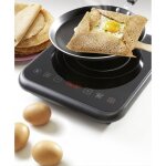 Brandt table induction 1 foyer 2000 watts 10 positions de cuisson ti1fsoft noire