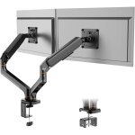 Bras double �cran pc - svatv - pour moniteurs 13 � 32 pouces - bras � gaz r�glable - inclinaison �65� ...