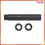 Bras de douche - akozon - rallonge inox - noir brillant - compatible universel - anti - rouille