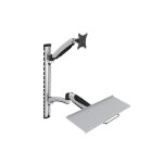 Bras pivotant pour moniteur lcd / led - digitus - avec support clavier - inclinable - montage mural - ... Bras pivotant pour moniteur lcd / led - digitus - avec support clavier - inclinable - montage mural - ...
