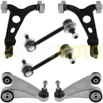 Bras de suspension avant pour alfa romeo 147 156 gt triangle rotule biellette 6 pi�ces
