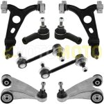 Bras de suspension avant pour alfa romeo 147 156 gt triangle rotule biellette 8 pi�ces