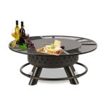Braséro blumfeldt rosario - feu de camp barbecue et table 3 - en - 1 pour jardin ou terrasse Braséro blumfeldt rosario - feu de camp barbecue et table 3 - en - 1 pour jardin ou terrasse