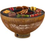 Braséro blumfeldt savage - grill Ø 605 cm - résistant à la pluie et gel - design rouille Braséro blumfeldt savage - grill Ø 605 cm - résistant à la pluie et gel - design rouille