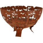 Brasero demi - rond en m�tal