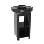 Laguiole cuisson - brasero moderne noir �60cm