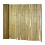 Brasil canisse en bambou fendu naturel clture en bambou idale pour jardin balcon et terrasse 100 x ...