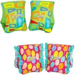 Brassards de natation - bestway - taille s / m - graphismes amusants - protection solaire upf 50 +