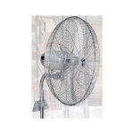 Brasseur dair mural casafan wm2 eco wall wind machine - chrome poli - 65 cm - oscillation
