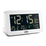 Rveil radio - pilot - braun - bc10 - numrique - blanc - rtroclair