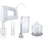 Braun hm3137wh batteur et mixeur plongeant - blanc