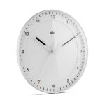 Montre murale - braun - bc17w - dcf - radio pilote - quartz - blanc - 300mm