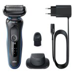 Rasoir lectrique - braun - series 5 51 - b1200s - tondeuse de prcision - 3 lames - couleur bleue