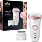 Braun silk - Épil 9 9 - 720 Épilateur Électrique femme pour Épilation longue durée blanc / or rose Braun silk - Épil 9 9 - 720 Épilateur Électrique femme pour Épilation longue durée blanc / or rose