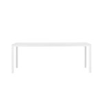 Break table de jardin 90x205cm blanc.