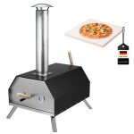 Bremermann four � pizza incl. pierre � pizza 30x2x30 cm / pour briquettes charbon pellets
