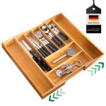 Bremermann range - couverts extensible insert de tiroir en bambou