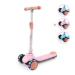 Bremtoy trottinette enfant trottinette 3 roues � led pour enfant patinette enfant r�glable en hauteur ...