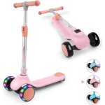 Bremtoy trottinette pour enfants 4 hauteur r�glable 3 roues led �l�gantes trottinette pliante charge ...
