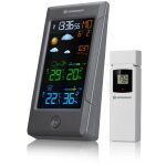 Station météo - bresser - climatetemp nbf - couleur gris - avec sonde - alarme de gel Station météo - bresser - climatetemp nbf - couleur gris - avec sonde - alarme de gel
