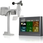 Bresser station m�t�o radio avec capteur ext�rieur temps centre avec 5 - in - 1 (temp�rature pression ...