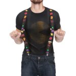 Bretelles annes 80s - 76551 - adulte - noir - mixte - intrieur