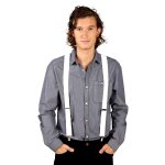 Bretelles - boland - blanches - adulte - mixte - int�rieur