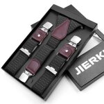 Bretelles homme - rglable - noir - lastique - polyester et nylon