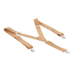 Bretelles larges en y  3 clips - beige - adulte - mixte