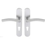 Ensemble de poign�es - bricard - 666473 - inox - plaque tempo classic - porte dentr�e