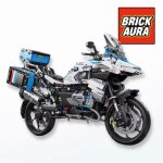 Brickaura? ? moto trail adventure inspir�e de la bmw r 1250 gs adventure ? kit de construction 1:5 ? ...