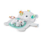 Bright starts tapis dveil ours polaire coussin de support pour position sur le ventre 4 jouets dtachables ...