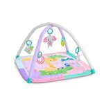 Bright starts tapis de sol veil bb volutif pliable - jungle rose - arche avec jouets sensoriels et ...